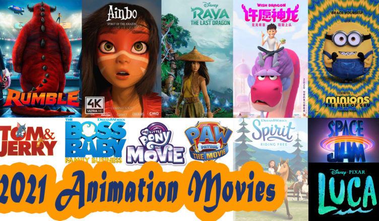 Upcoming Animated Movies in 2021