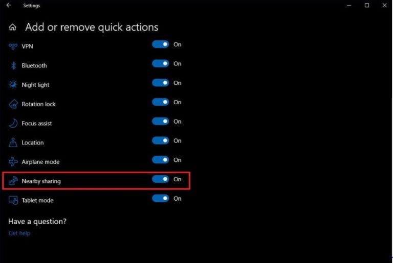 How to Use Nearby Sharing to Share Files in Windows 10